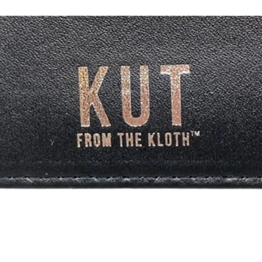 NWOT ~ KUT FROM THE KLOTH Women's Long Black & White Stripe Wallet